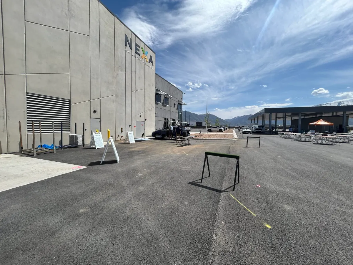 Exterior of the new Nexa waste transfer station on its opening day