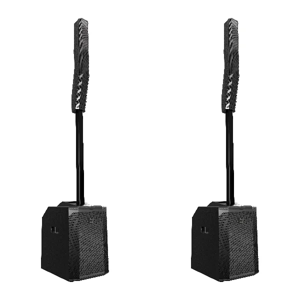 (Set of 2) Electro-Voice Evolve 50 Portable Column PA System - Black