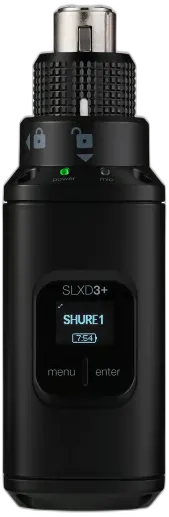 Shure SLXD3+ Plug-On Wireless Transmitter (XLR)