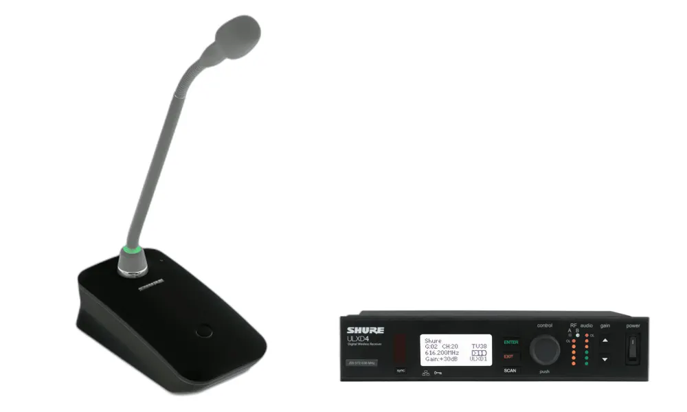 Shure ULXD Wireless Podium Mic System (G50)